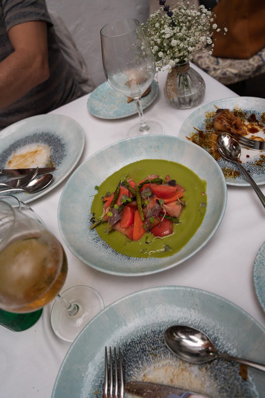 meal in a cordoba restaurant spain