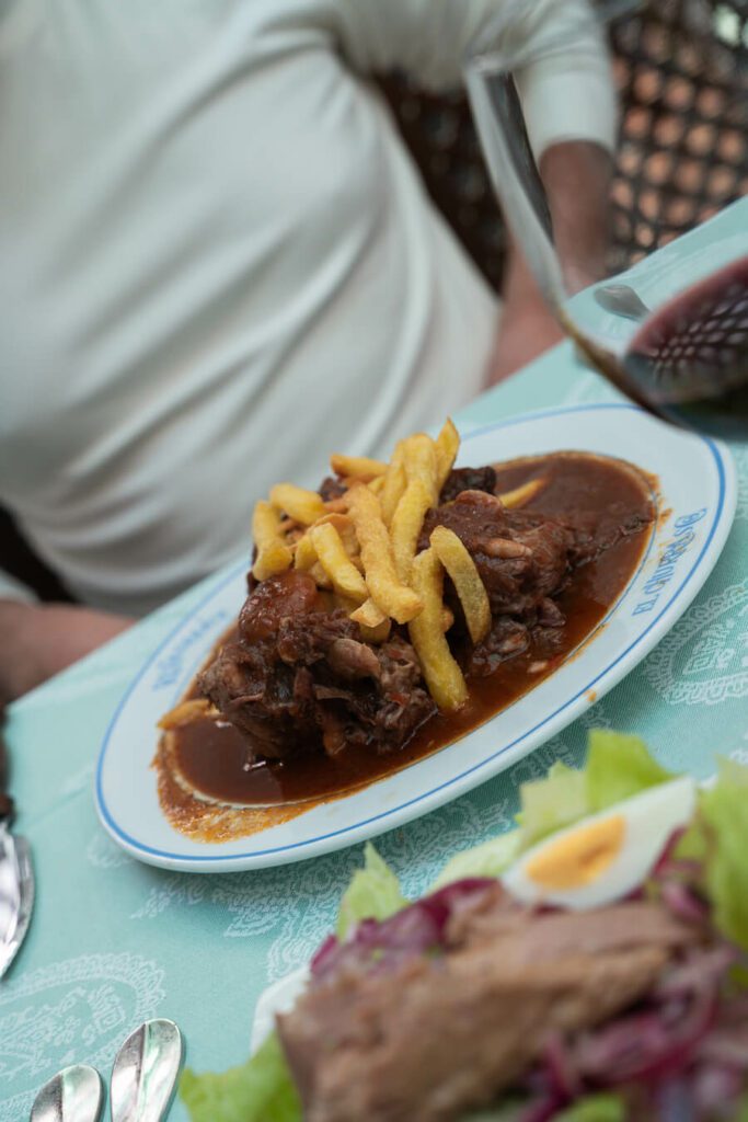 rabo de toro in a cordoba restaurant