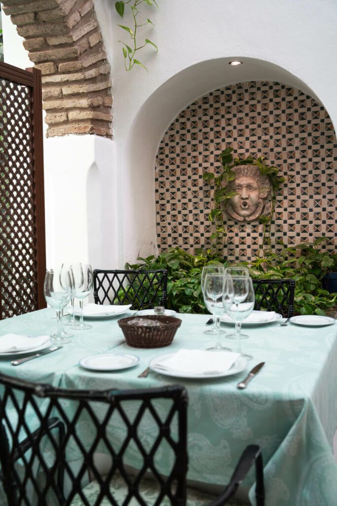 interior of one of the best restaurants in cordoba spain