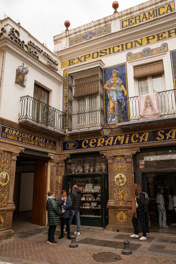 ceramic museum in Triana Seville Spain
