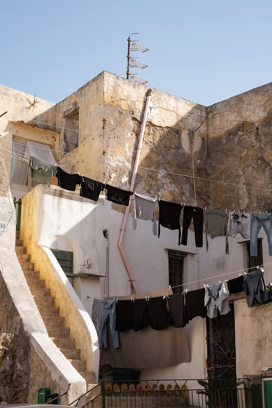 laundry during in Terra Murata procida