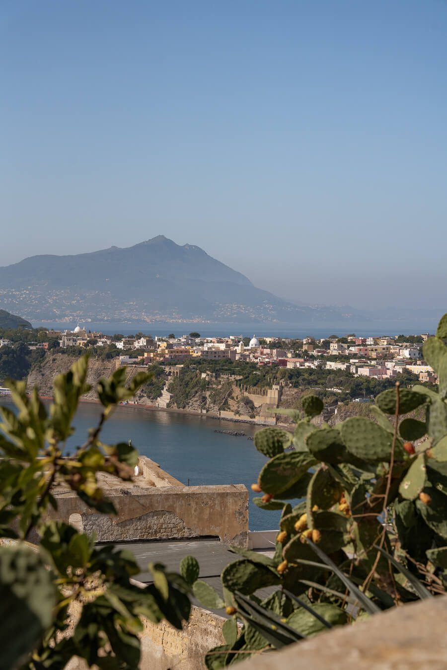 view of procida from terra murata