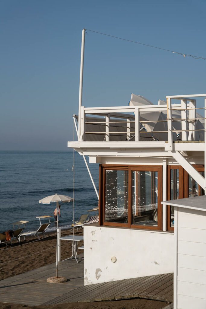 Ciraccio Beach with bar