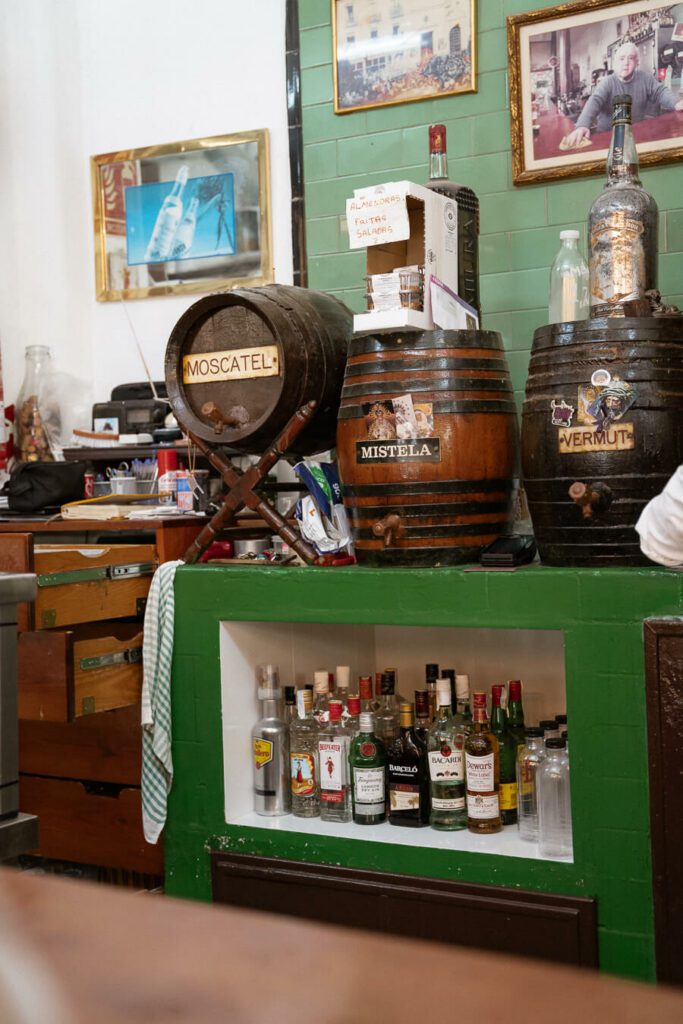 interior of one of the best tapas bars in seville