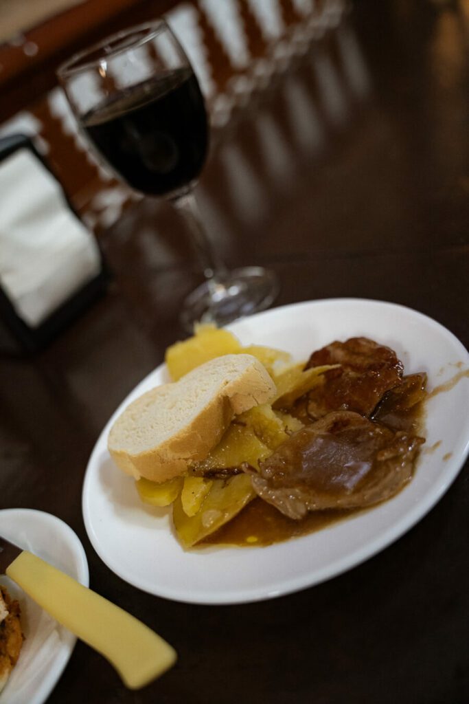 whiskey al solomillo in a tapas bar