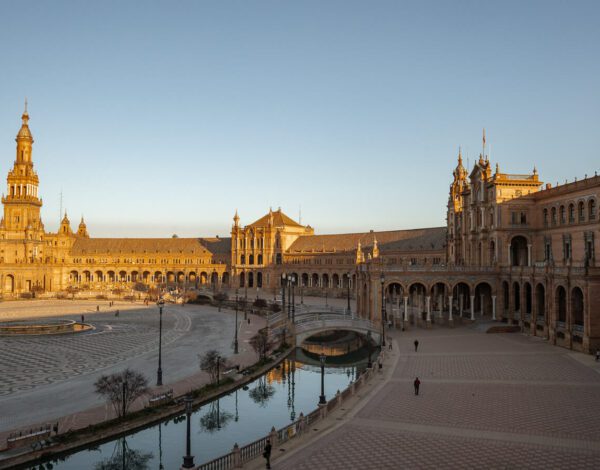 plaza españa in seville spain