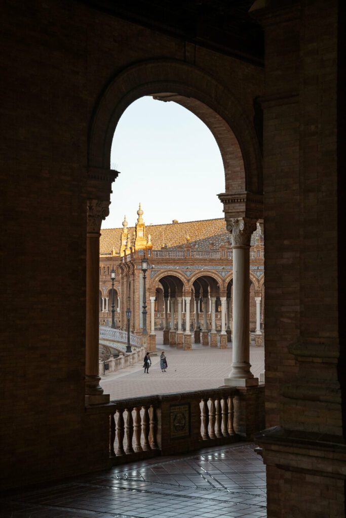 Plaza de Espana in Seville spain