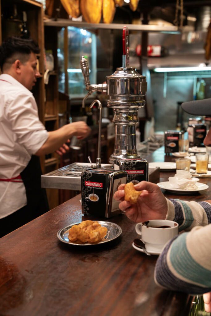a seville tapas bar interior