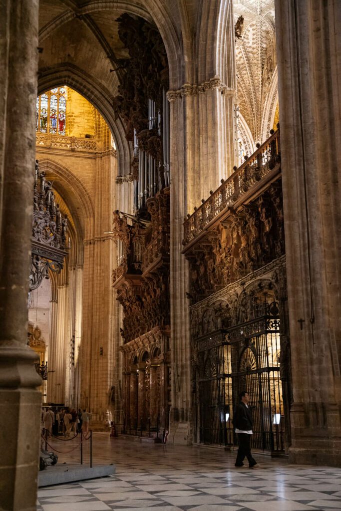 seville cathedral interior, Spain