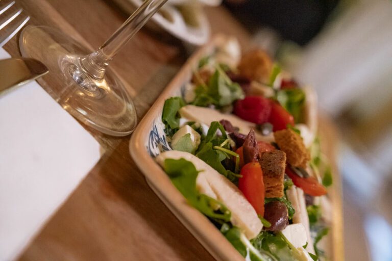 tapas salad closeup in seville