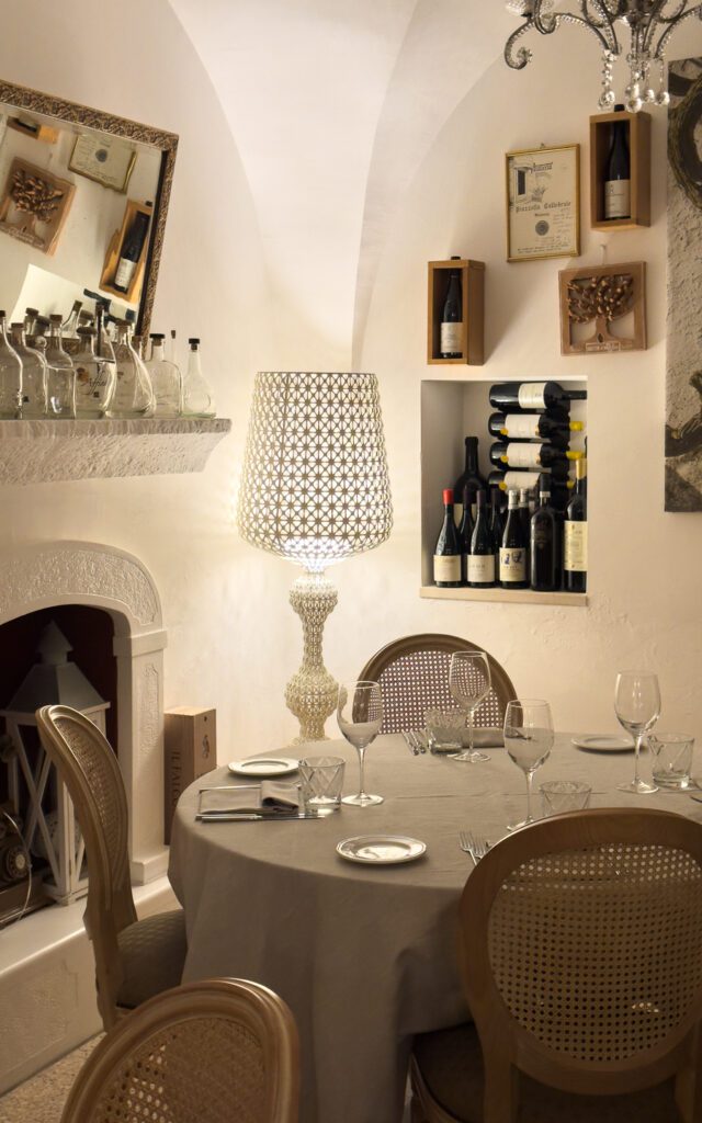 table at osteria catedrale ostuni