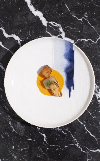 fine dining plate in seville spain