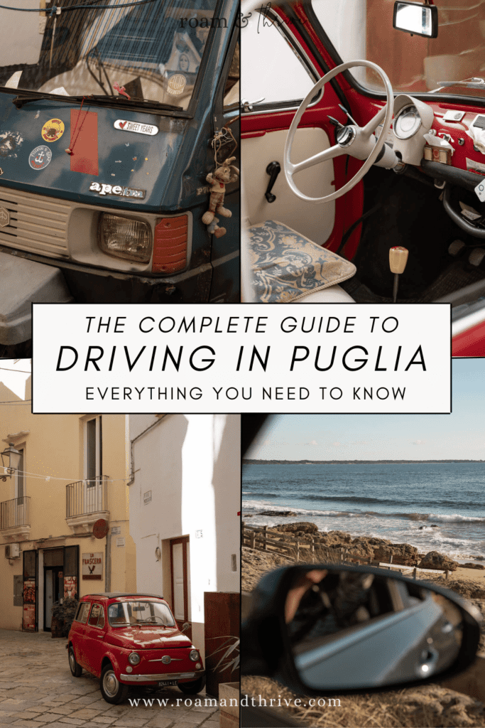 driving in puglia