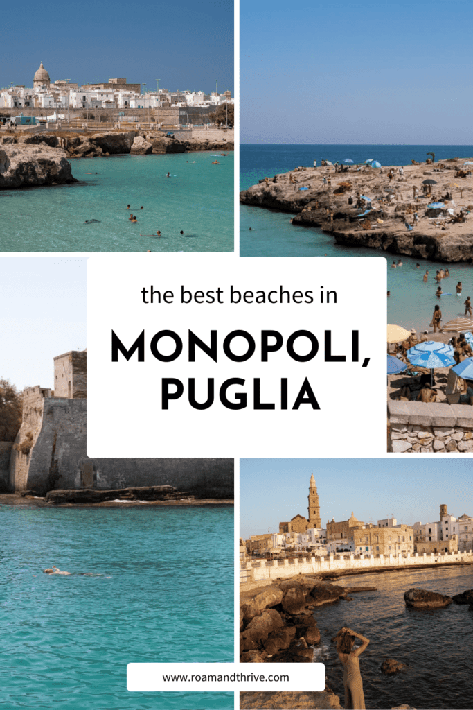 top beaches in monopoli