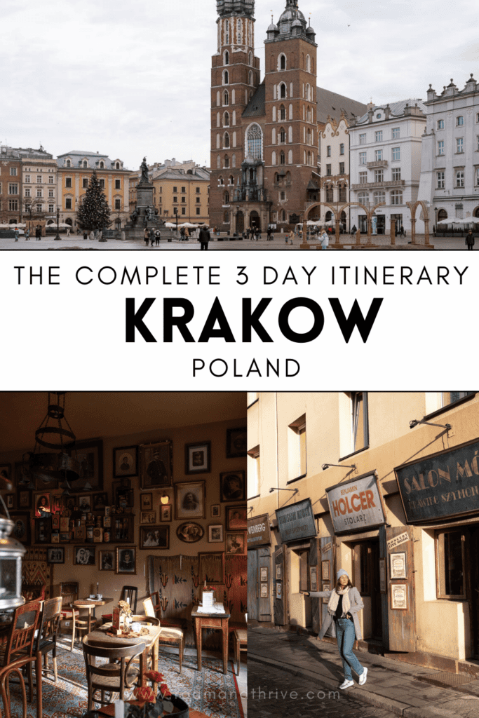 3 days krakow itinerary