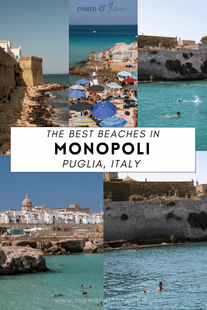 best beaches in monopoli