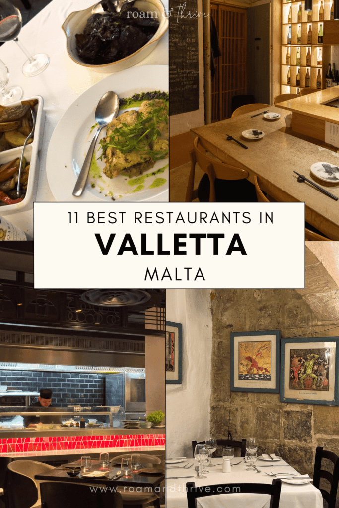 best restaurants in valletta malta