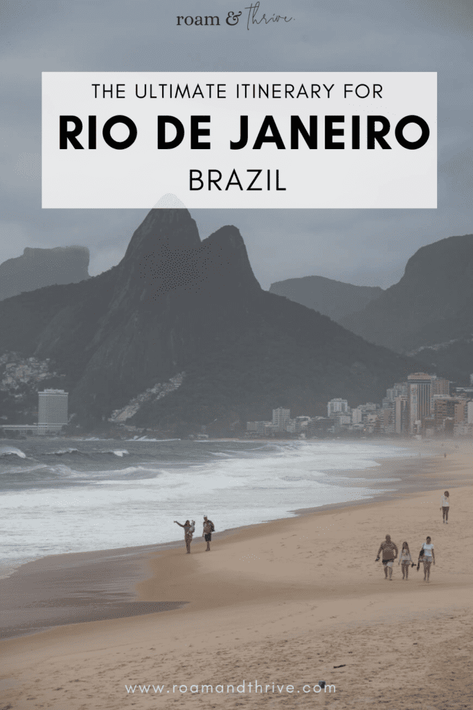 rio de janeiro itinerary 5 days
