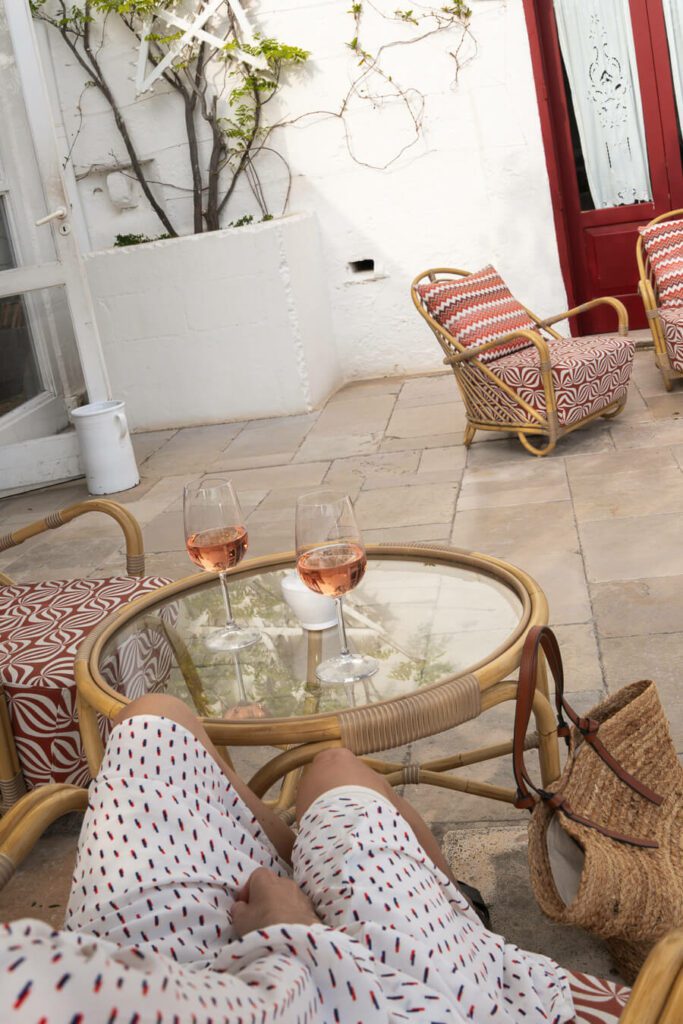 aperitivo in a masseria in puglia