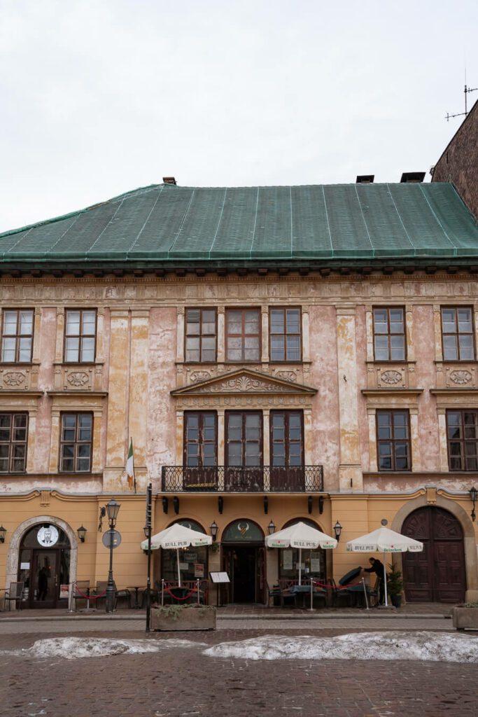 building in krakow old town