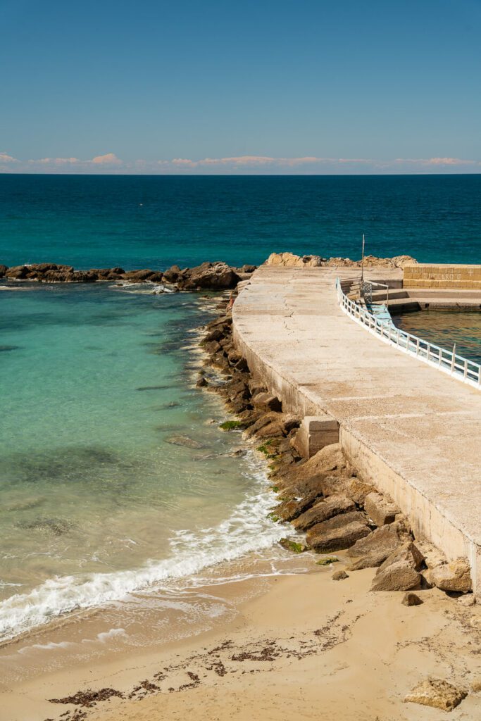 visiting the beach in gallipoli