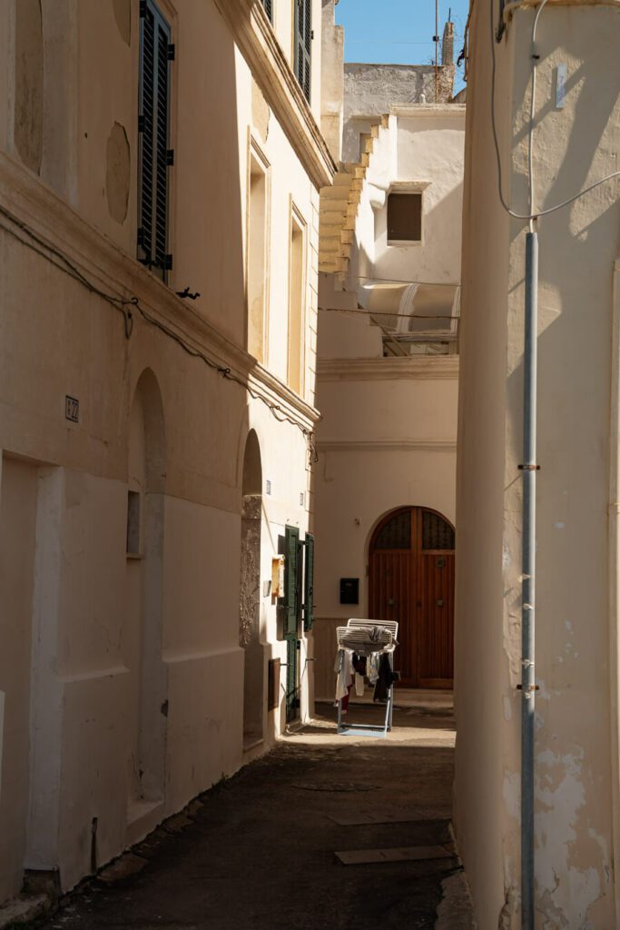 street in gallipoli puglia