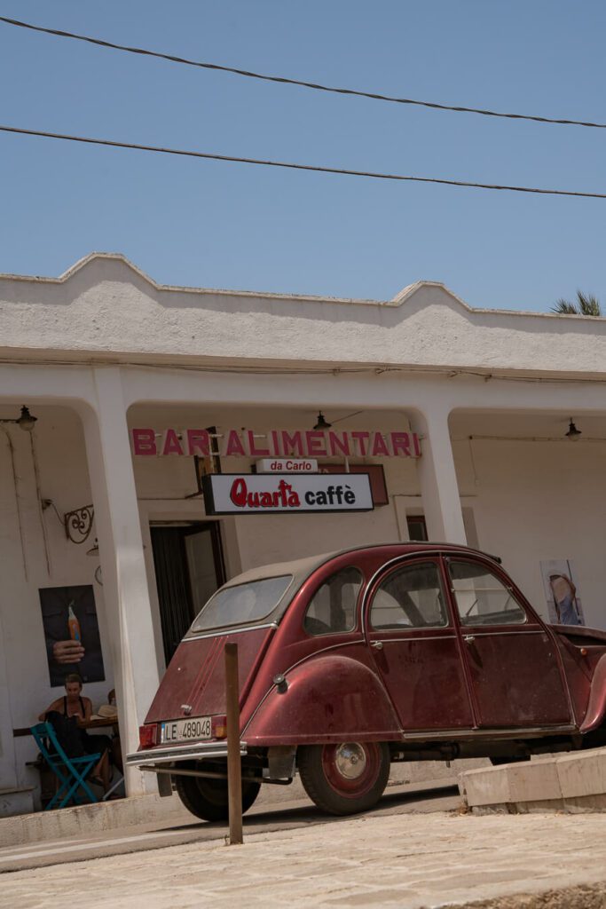 old citroen in salento puglia