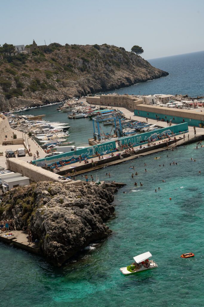castro marina, a top swimming spot in salento