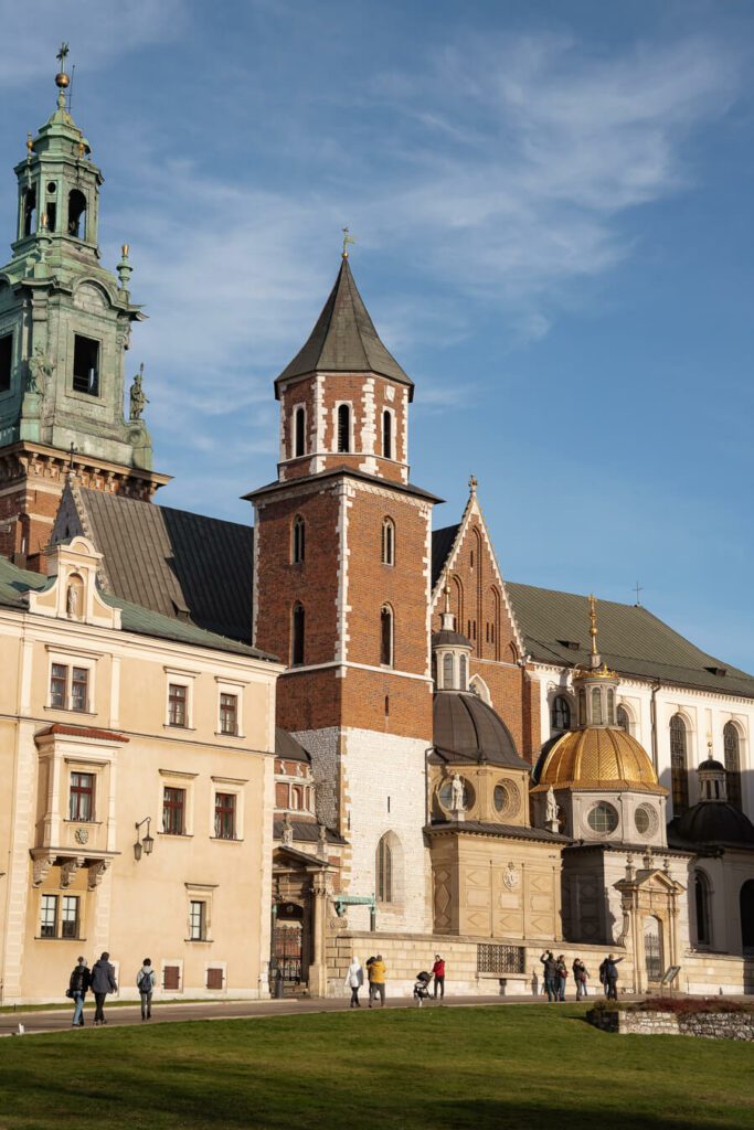 king burial church at wawel castle krakow