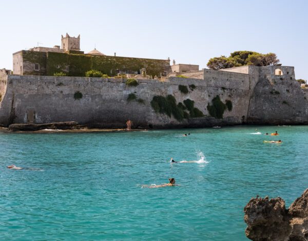 santo stefano castle at Spiaggia di Porto Ghiacciolo monopoli pugli