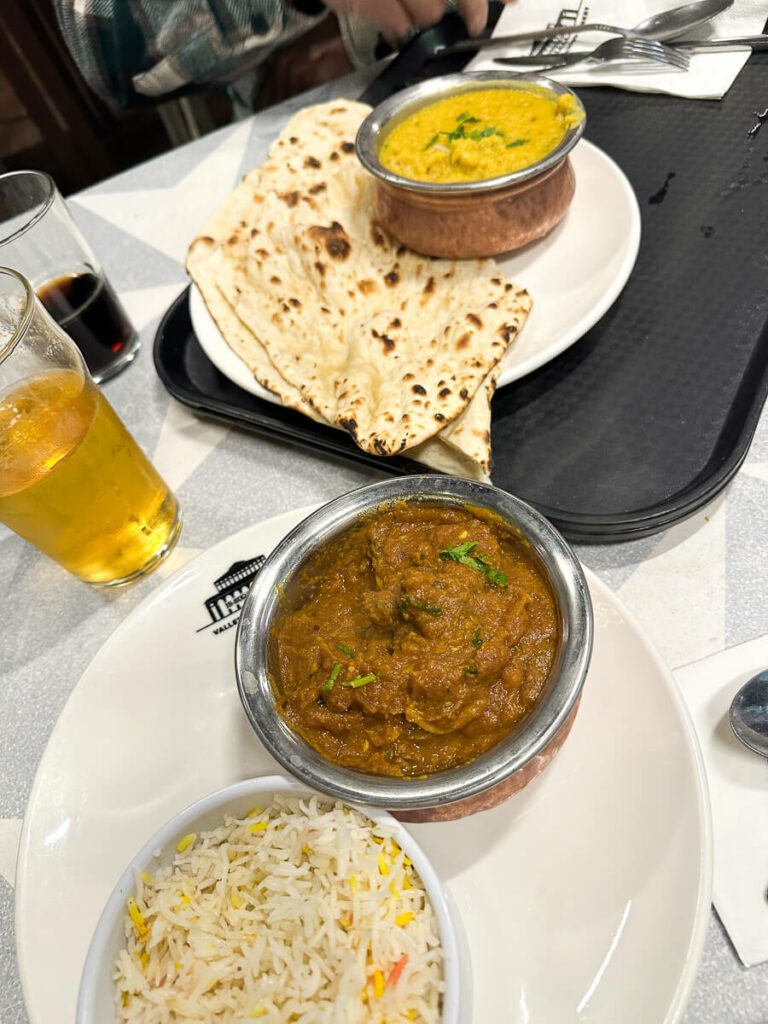 nepali curry at one of the best restaurants in valletta
