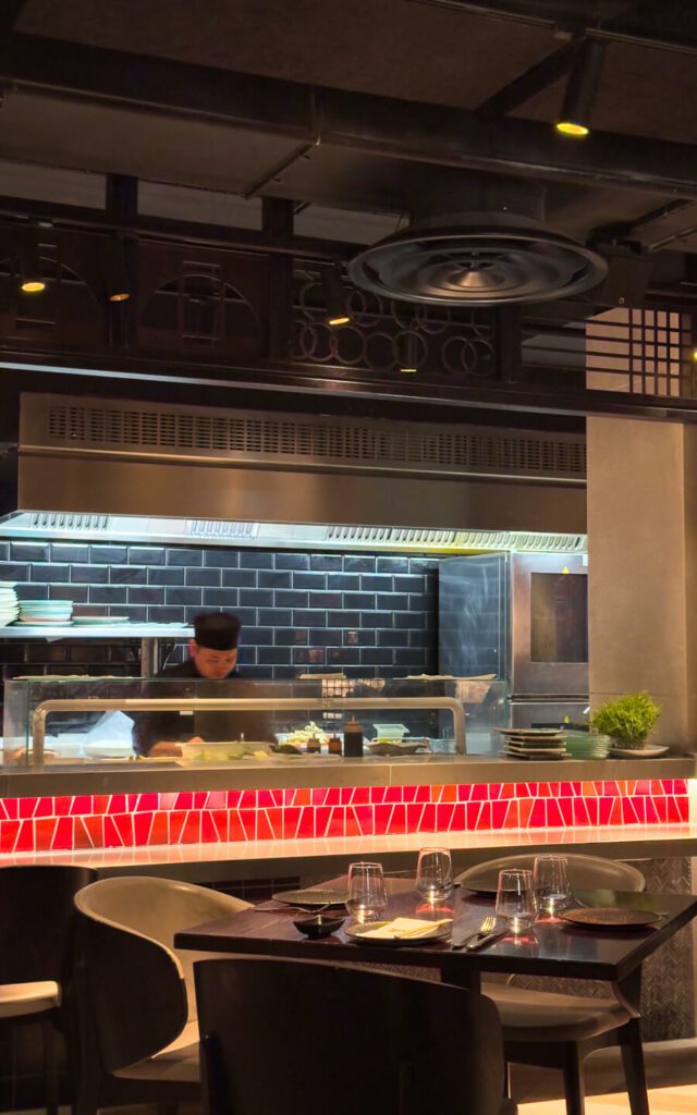 sushi bar at AKi Valletta