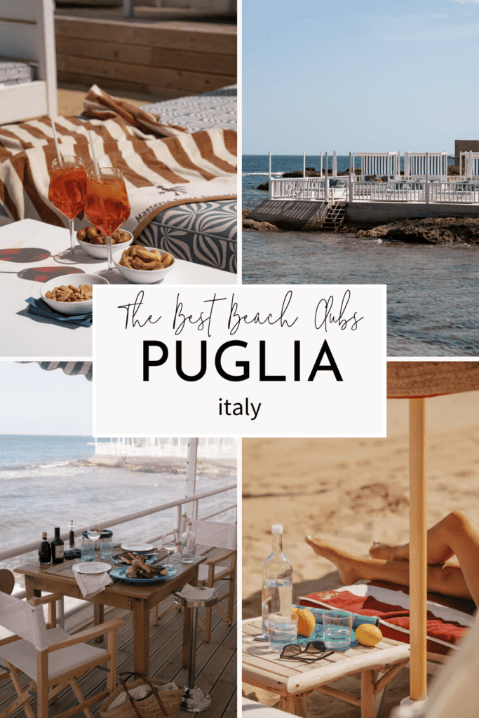 best beach clubs in puglia