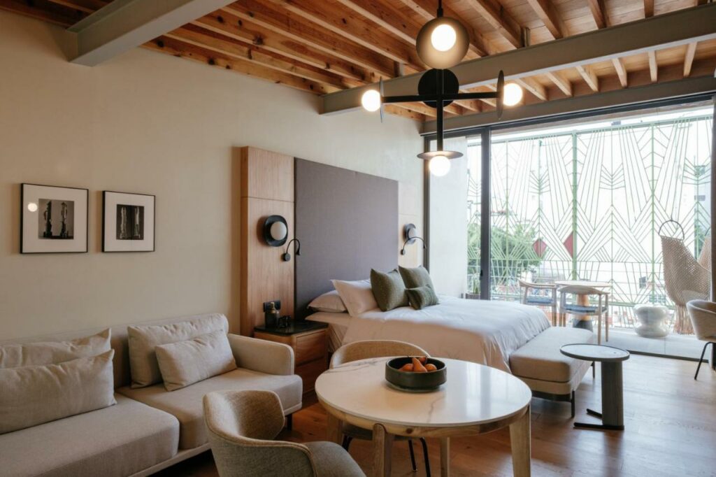 hotel room in roma norte, where to stay in mexico city
