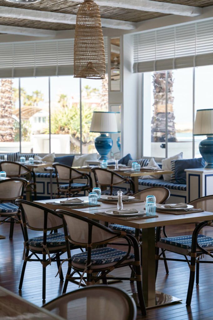 coccaro beach club restaurant interior