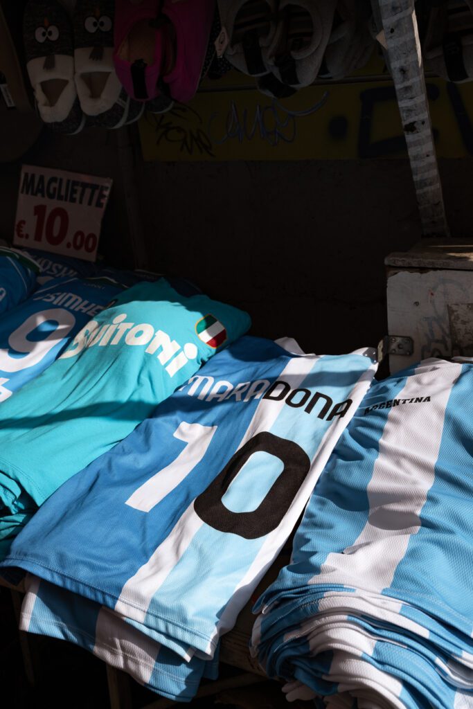 maradona shirts in naples