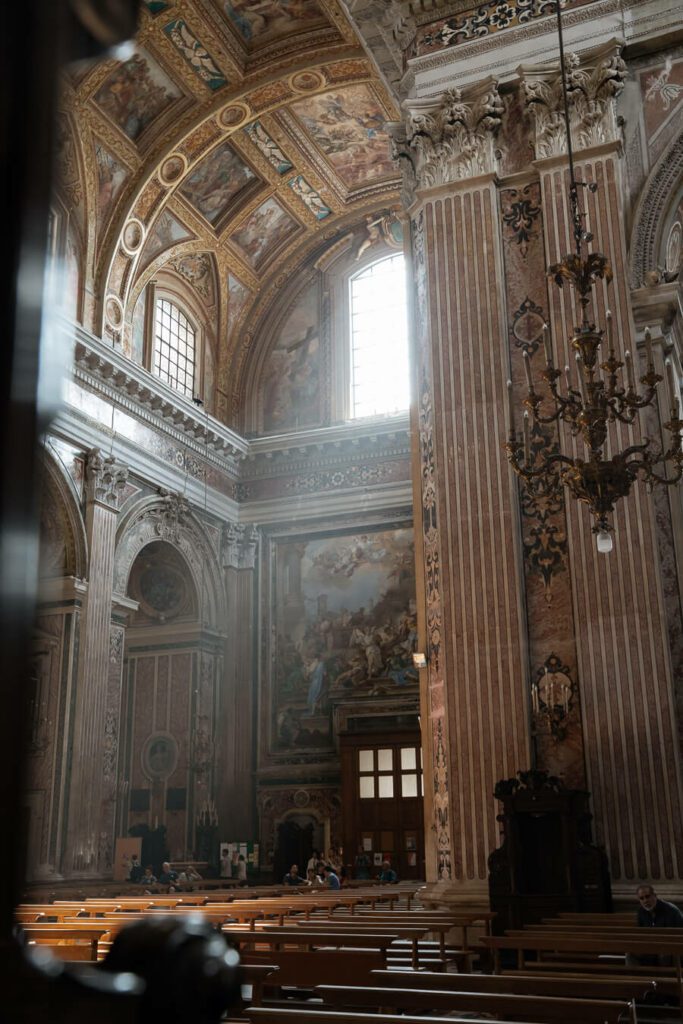 chiesa del gesu naples inside