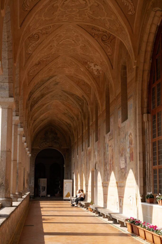 cloister of Complesso Monumentale di Santa Chiara