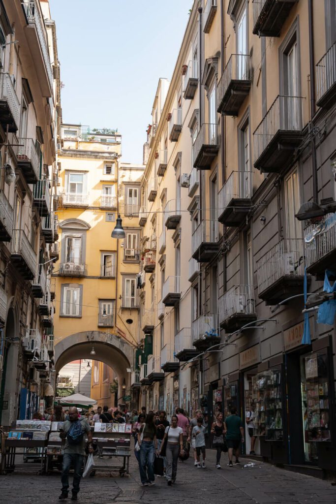 historic center of naples, one of the best areas to stay in naples italy
