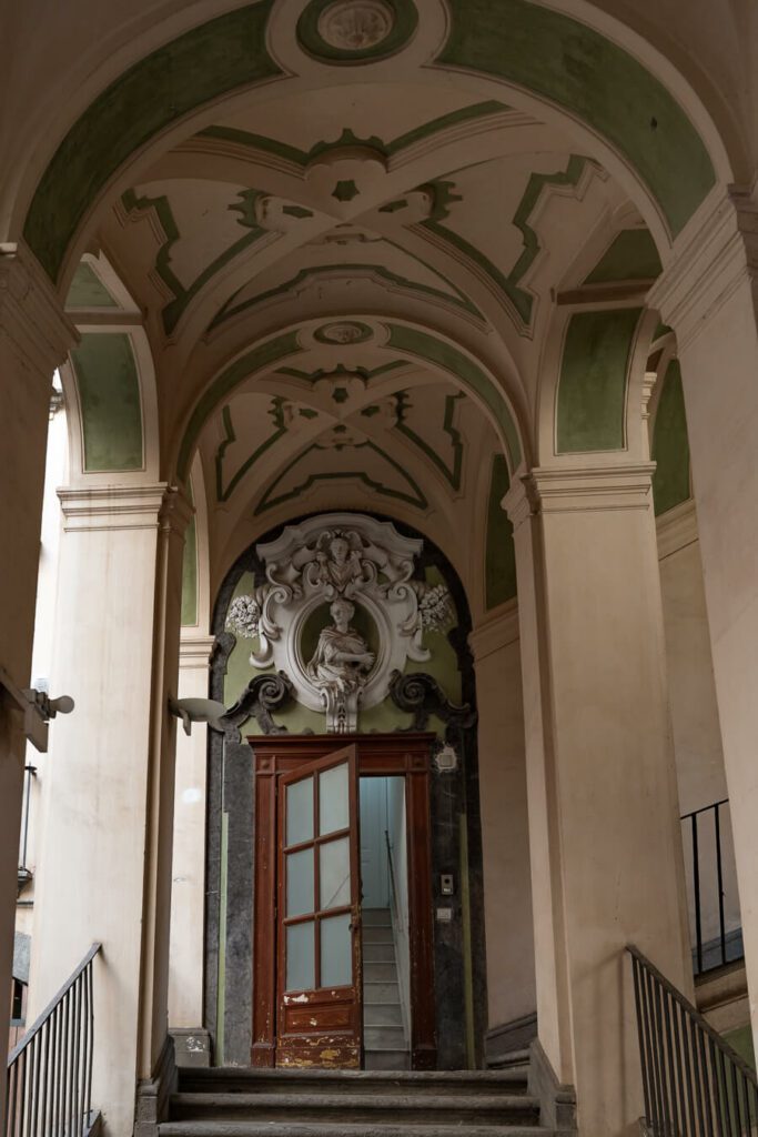doorway at the palazzo del spagnolo