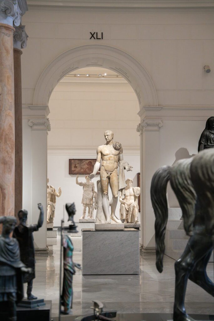 archaeological museum of naples italy, sculpture