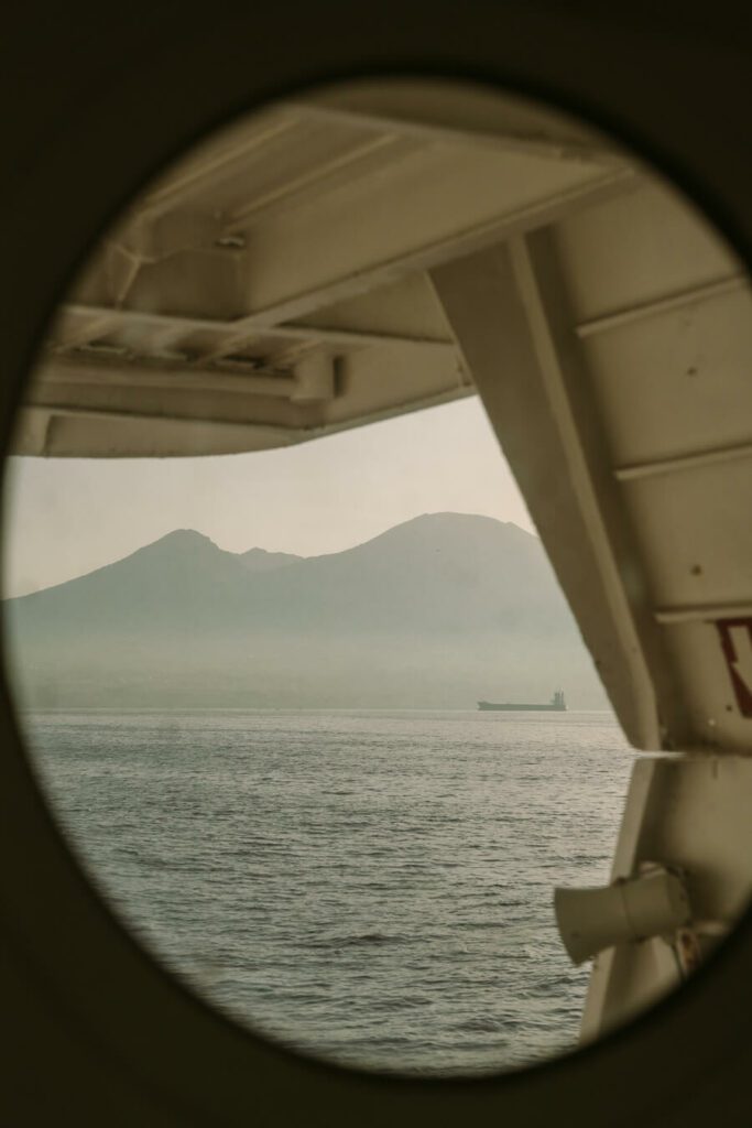 ferry from naples to ischia views
