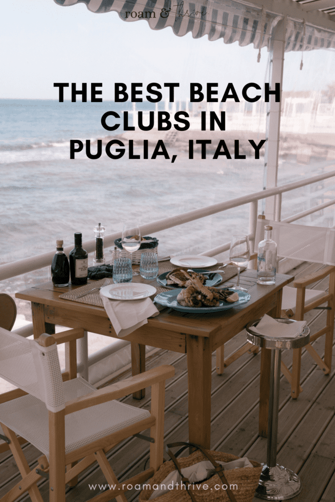 best beach clubs in puglia