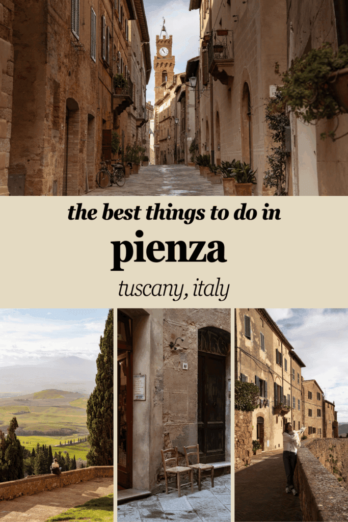 a guide to pienza tuscany