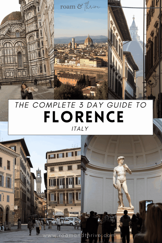 a 3 day florence itinerary guide