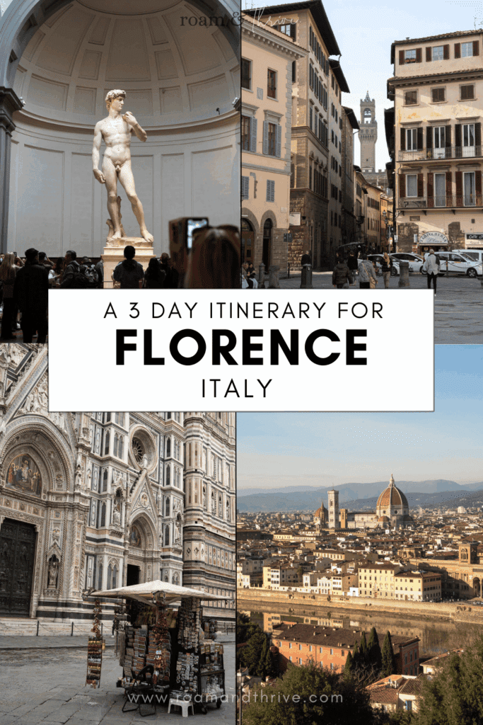 3 days in florence itinerary