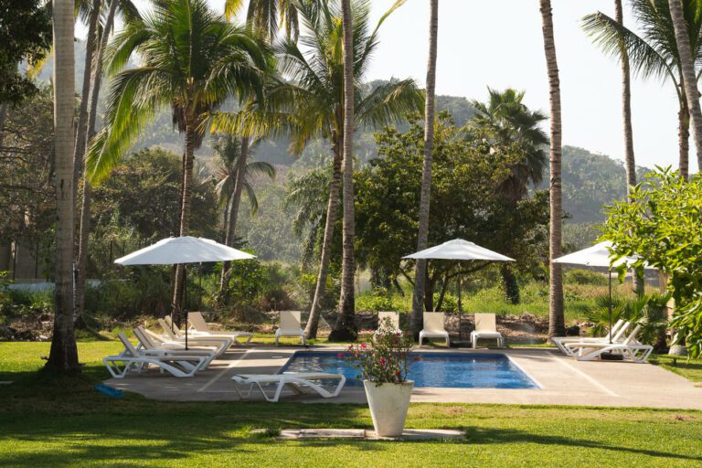 pool area at a boutique san pancho hotel