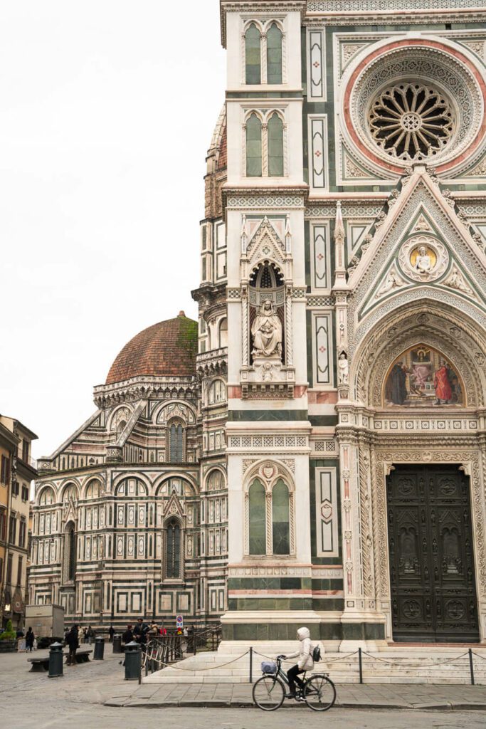 florence duomo on a cloudy winter morning