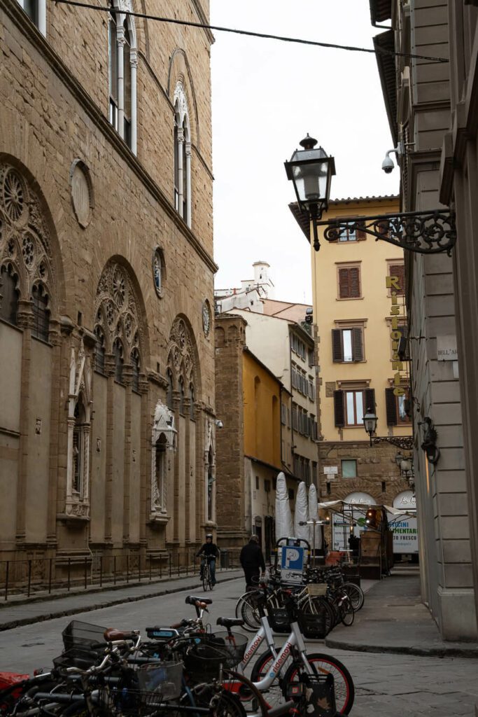 side of Museum of Orsanmichele in florence