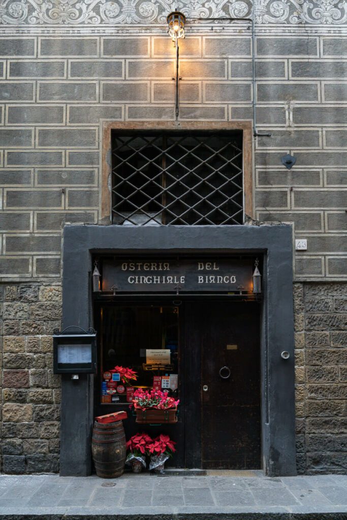 osteria del cinghirle bianco one of the best restaurants in florence italy